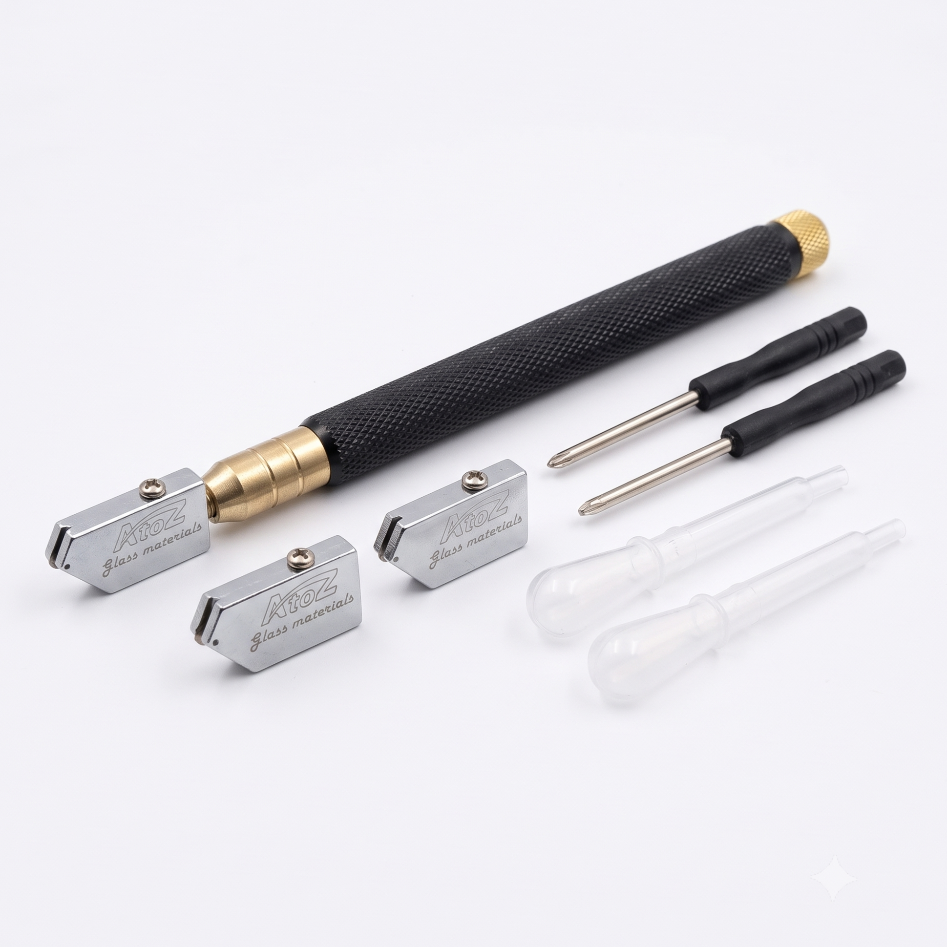 A TO Z GLASS Professional Heavy-Duty Glass Cutter Tool Kit (5–19mm)