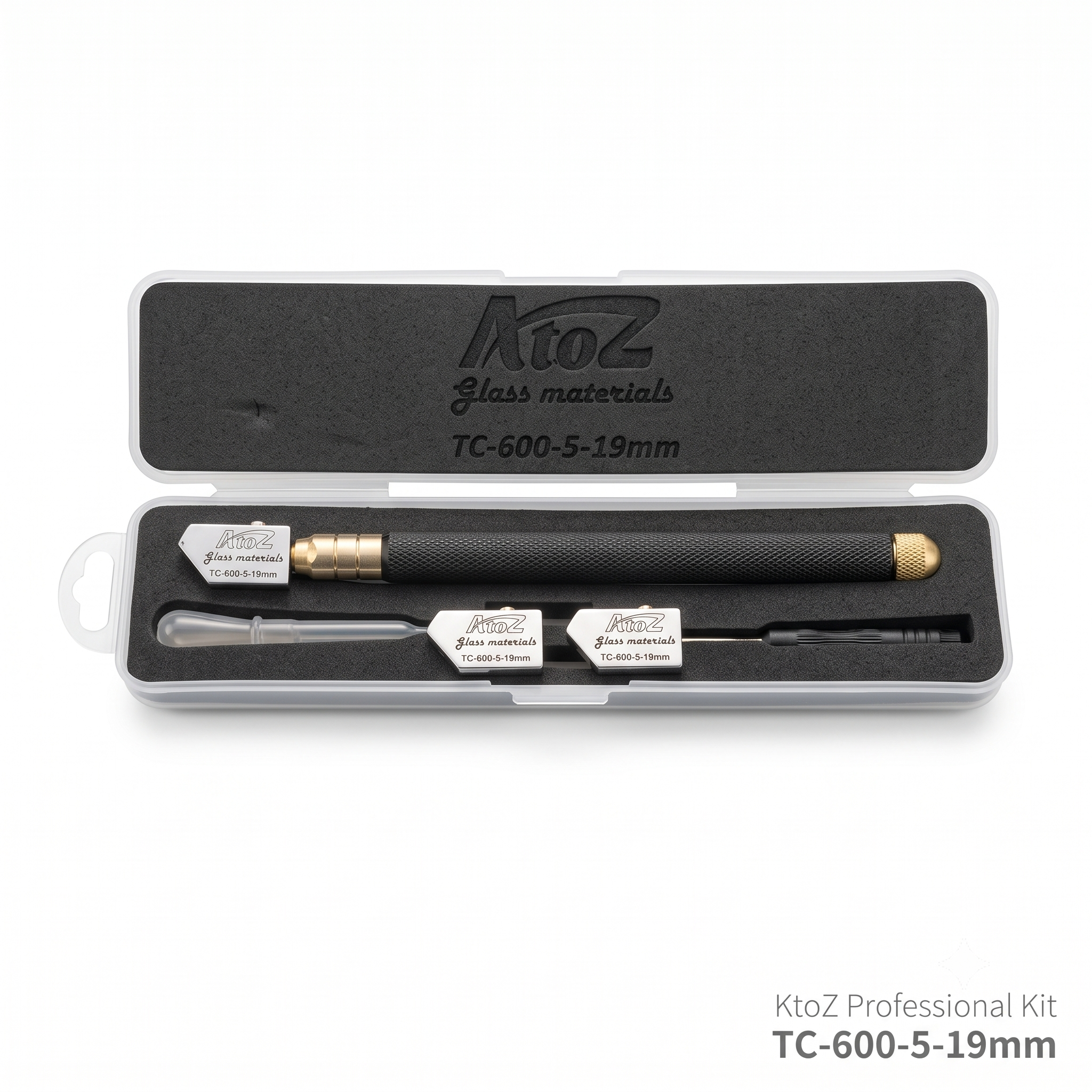 A TO Z GLASS Professional Heavy-Duty Glass Cutter Tool Kit (5–19mm) - Image 3